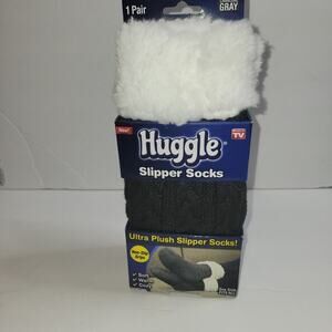 Huggle® Slipper Socks‎ "Premium Fleece & Non-Slip Grips" As See On TV One Size